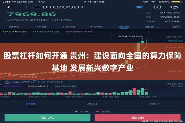 股票杠杆如何开通 贵州：建设面向全国的算力保障基地 发展新兴数字产业