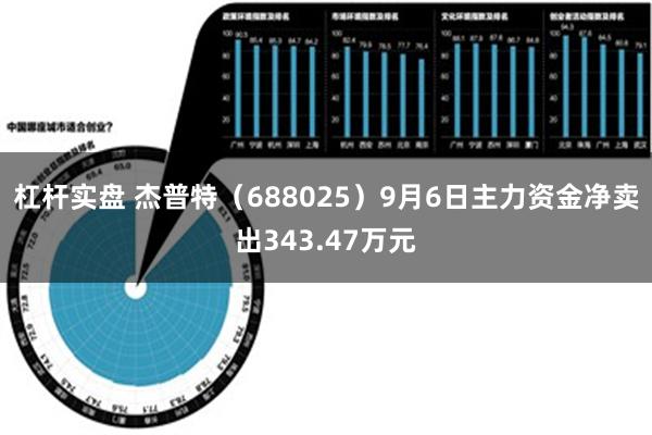 杠杆实盘 杰普特（688025）9月6日主力资金净卖出343.47万元