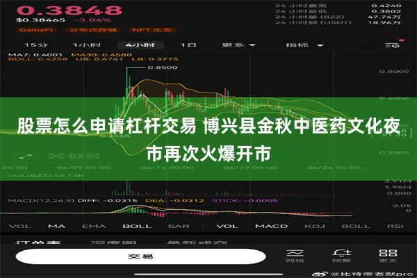 股票怎么申请杠杆交易 博兴县金秋中医药文化夜市再次火爆开市