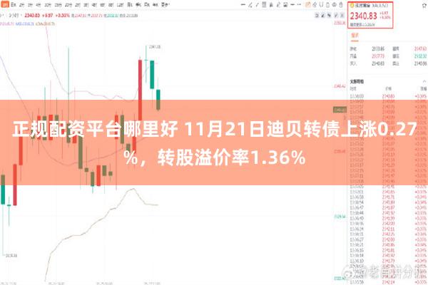 正规配资平台哪里好 11月21日迪贝转债上涨0.27%，转股溢价率1.36%