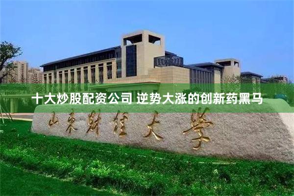 十大炒股配资公司 逆势大涨的创新药黑马